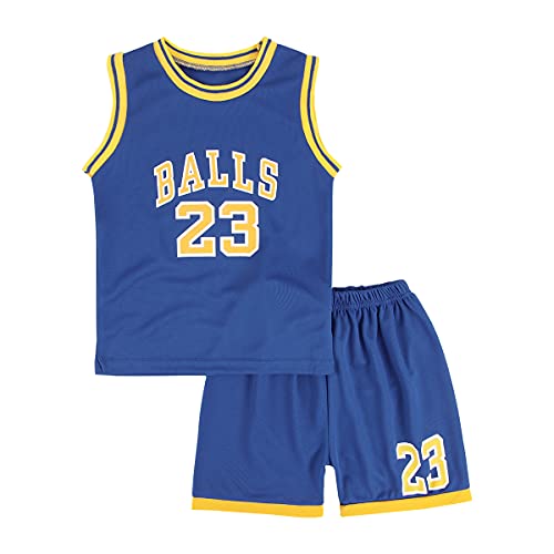 Image of CM C&M WODRO Toddler Kid Basketball Jersey Outfit Baby Boy Girl Letters Tank Top + Track Shorts Sets Boy Summer Clothes