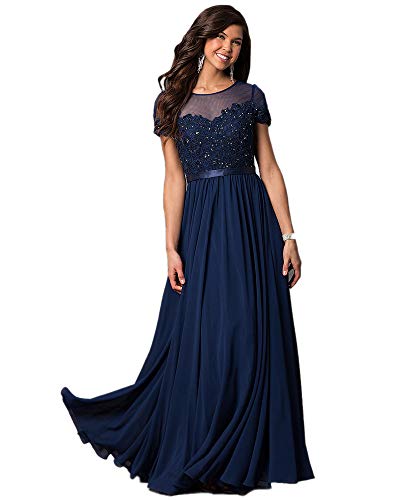 Aofur Abiti da Sera Lunghi da Cerimonia Nuziale in...