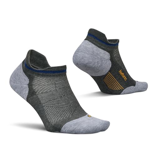 Feetures Elite Max Cushion No Show Tab Running Socks