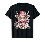 Cute Highland Cow Coffee Addict Women Men