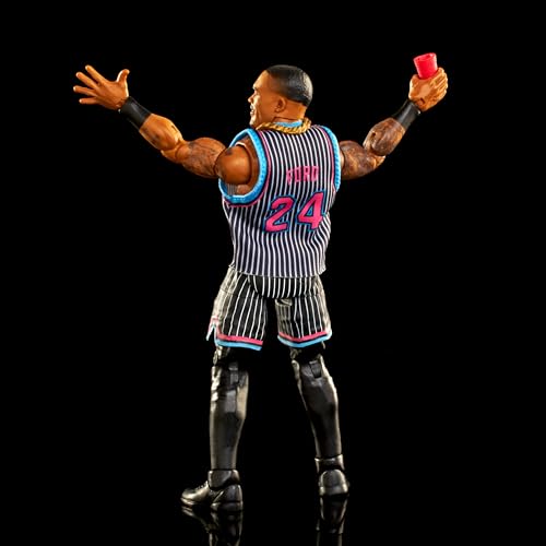 Image of Mattel WWE Montez Ford Elite Collection Action Figure with Accessories, Articulation & Life-like Detail, Collectible Toy, 6-inch