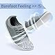 SAGUARO Unisex Barfußschuhe Knit Outdoor Walkingschuhe Mit Zero-Drop Solhe und Breiter Zehenbox Leicht Atmungsaktiv GR.39