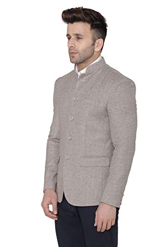 Image of WINTAGE Mens Tweed Wool Bandhgala