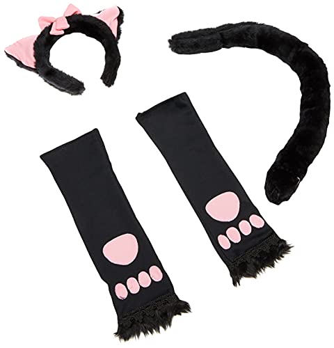 Leg Avenue Women's OS Cute Animal Costume Accessory Kit, Black Kitty, One Size Leg Avenue Women's OS Cute Animal Costume Accessory Kit, Black Kitty, One Size