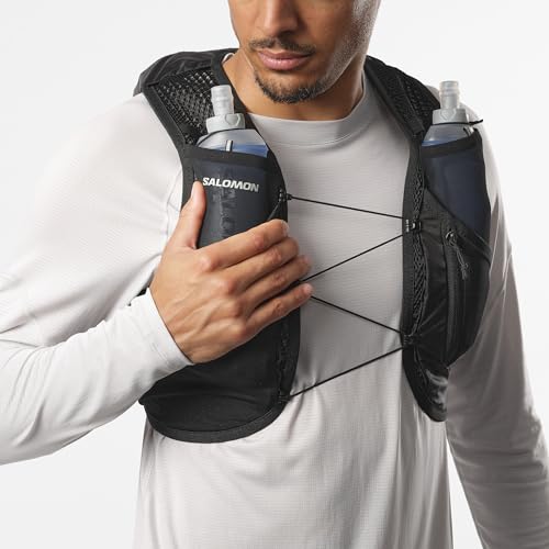 Image of Salomon Unisex Active Skin 8, Hydration & Storage Vest with 500ml Flasks Included