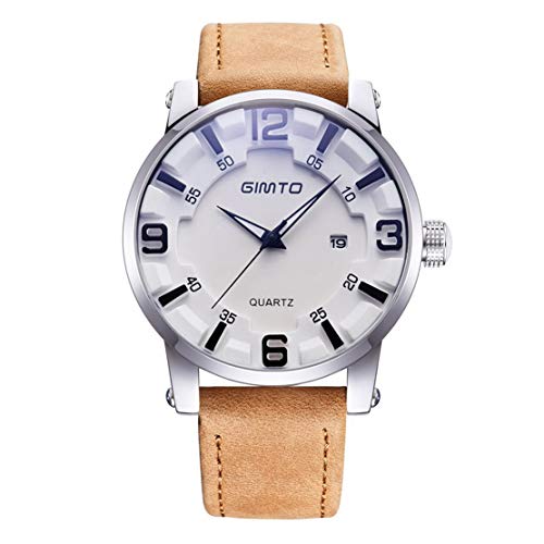 Montre affaires homme quartz étanche en acier inoxydable durable