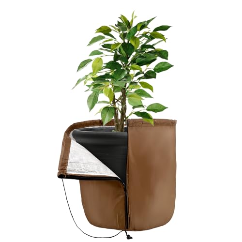 JANUIXCO Winterschutz für Kübelpflanzen 40 x 40 cm - Thermo...