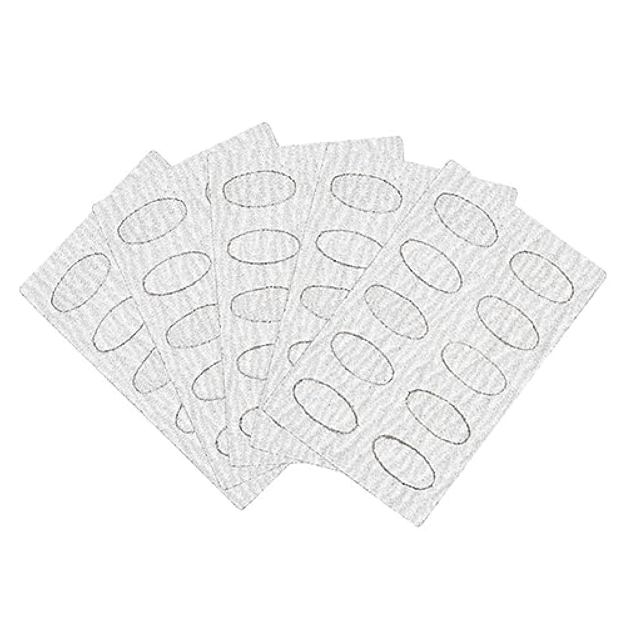 2X50Pcs Nail Pusher Replace Sanding Paper for Manicure Pedicure