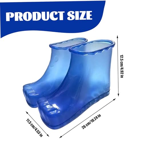 Zapatos de baño para pies térmicos y masajes, azul miniatura 2