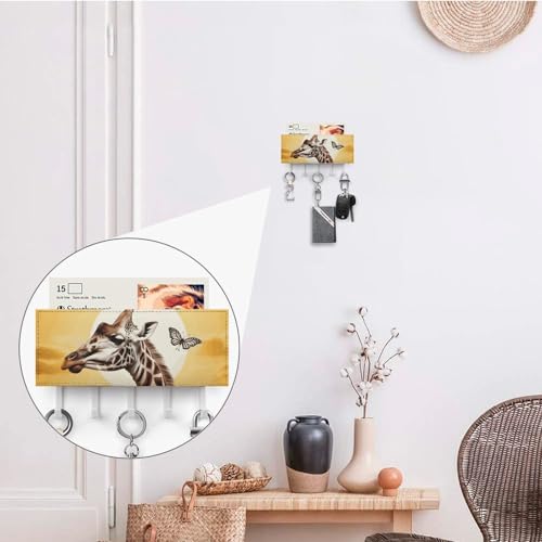 Soporte para llaves de pared para evitar pérdidas de llaveros en el pasillo 5