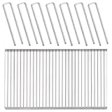 CREATCABIN 80 Stück Reparaturset Für Fensterläden Ersatzlamellen Klammern Fensterkippstange Bedienbar Silberfarben Fehlende Metalllamellen Für Den Innenbereich Werkzeuge Zur Fensterreparatur 2.1x0.5cm