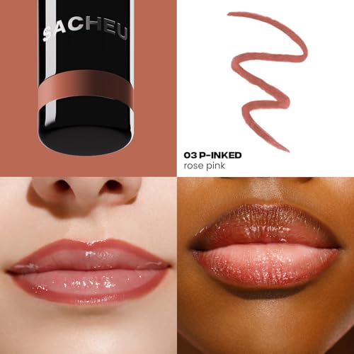 sacheu lip liner stay-n peel off lip stain  long lasting matte lip tattoo transfer proof lipstain infused with hyaluronic acid amp vitamin e for all skin types  vegan amp cruelty-free p-inked