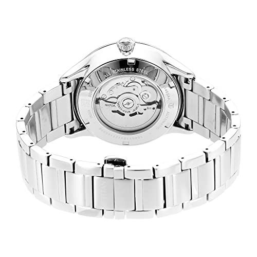 Titan Metal Mechanicals Blue Dial Automatic Stainless Steel Strap Watch for Men-NS90140SM01 - Image 2