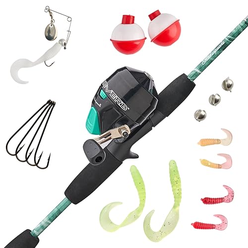 Shakespeare Reverb Spincast Reel and Fishing Rod Combo