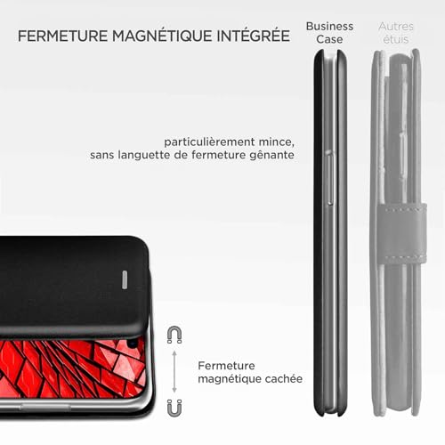 Housse iPhone 15 Plus ONEFLOW aspect cuir idéale pour sorties et appels - 6