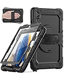 SEYMAC Samsung Galaxy Tab A8 Case 10.5 Inch (SM-X200/ X205/ X207), Heavy Duty Full-Body Shockproof P