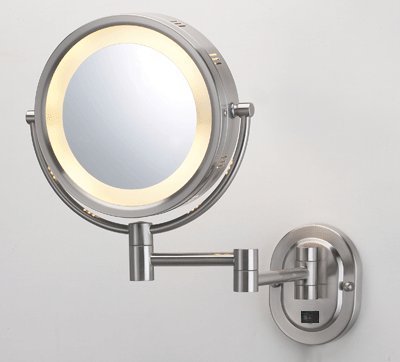 Espejo para Maquillaje Redondo con Luz de Pared 8 in miniatura 1