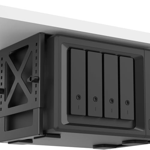 Support de sous le bureau pour NAS bureau encombré solution fixation réglable