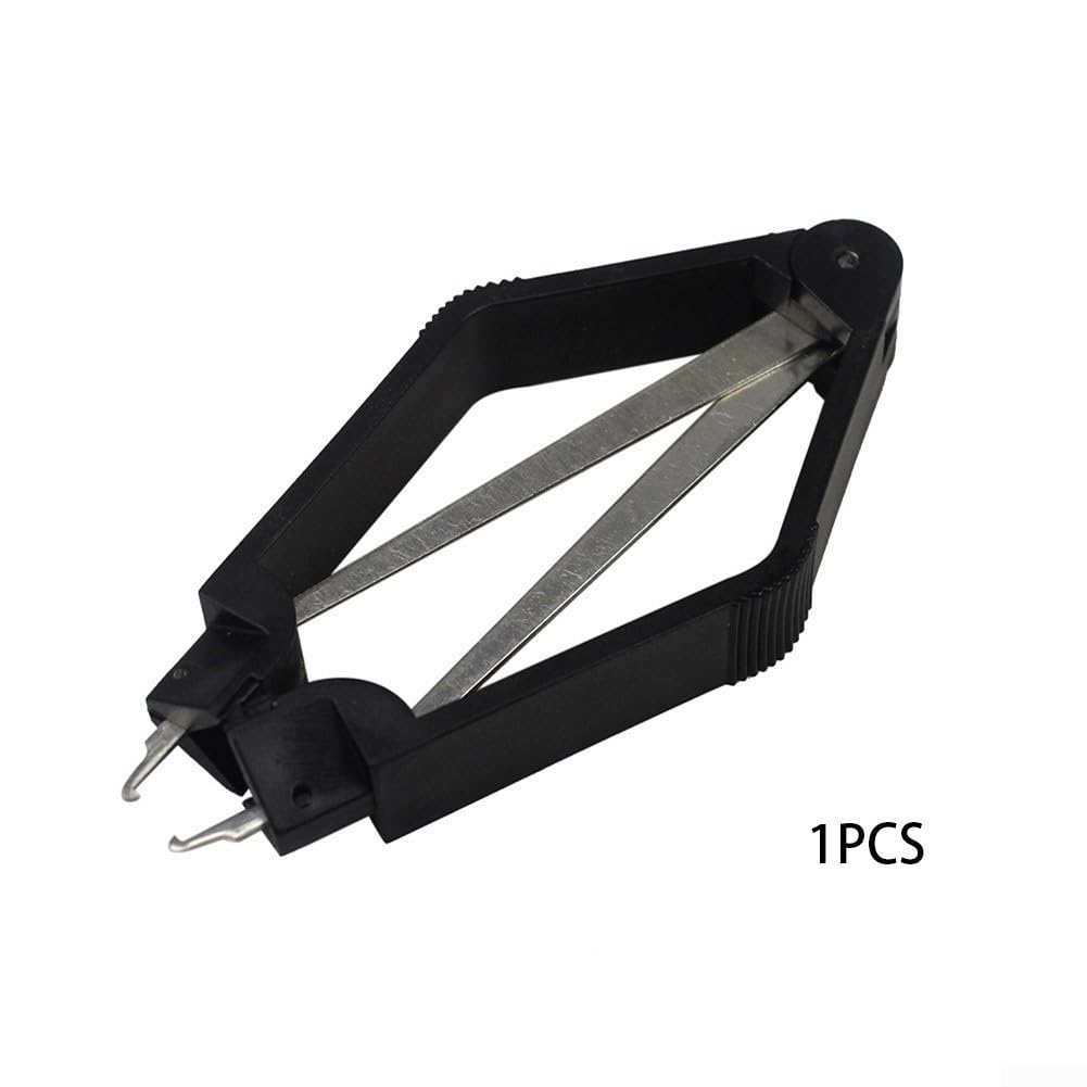 Yuanpgky Estrattore IC per chip PLCC - Estrattore IC regolabile da 18 a 124 pin con molla assistita, struttura antistatica in metallo e plastica per rimozione BIOS ROM,
