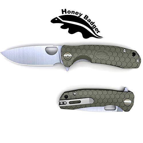 Honey Badger Flipper Knife Pocket Knife Liner Lock Folding Knife Tactical Hunting Fishing