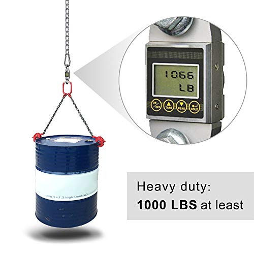 SELEWARE Permanente Antirust RVS 304 Heavy Duty Swing Hangers met ketting en karabijnhaak, 360° draaien, 2 schroeven… - Afbeelding 3