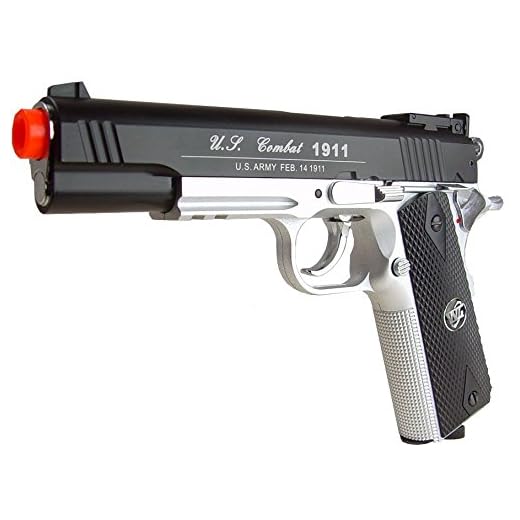 500 FPS NEW WG AIRSOFT FULL METAL M 1911 GAS CO2 HAND GUN PISTOL w/ 6mm BB BBs,Heavy Weight Realistic 1:1 Scale