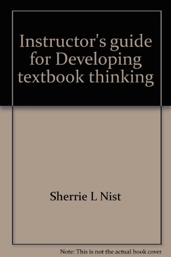 Instructor's guide for Developing textbook thinking: Strategies for success in college