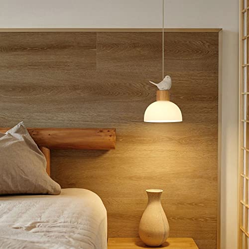Suspension E27 Nordic au design d'oiseau pour intérieur moderne