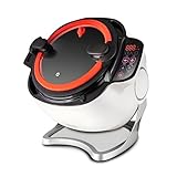 AETEREOS Rotierender Kochtopf, 2000-W-Kochautomat, Mit Smart-Touchpanel Und 360° Drehbarem Innentopf, 6 L Großes Fassungsvermögen, 3D-Rundumheizung, Zum Pfannenrühren, Dünsten, Kochen 110V