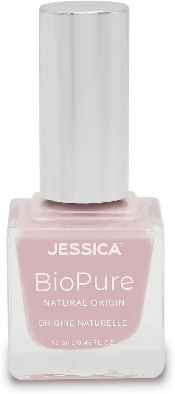 Natural BioPure Nail Polish for Women - Fast Drying Creme Vegan & Bio-Sourced Ingredients - Long Lasting with Nail Strengthening Formula 21-Free - (PLAIN JANE)