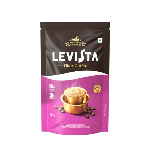 Image of LEVISTA FILTER COFFEE 80:20-200 GM POUCH