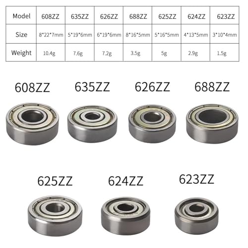 Roulement 685zz en acier au carbone durable et robuste pour votre scooter - 2