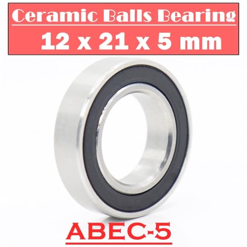 Roulement céramique 6801RS Si3N4 haute précision pour boîtier de vélo ABEC-5