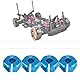 Tbest Radmitnehmer 12 Mm, Radnabenadapter Für Hsp 1/10 Scale Rc Car 1/10 Radmitnehmer Modellbau Spurverbreiterung(5Mm-Blau) Rc Radmitnehmer 12Mm