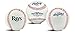 MLB Tampa Bay Rays Team Logo Baseball, Official, White