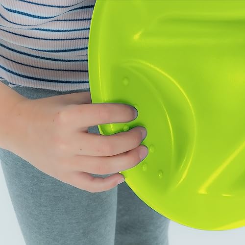Image of Simplay3 American Home Live Fit Active Balance Chair, 17 inch Stool for Adults and Teens- Ergonomic Office Desk Chair with Rock, Wobble, Tilt Motion for Learning, Work and Study, Bright Lime Green