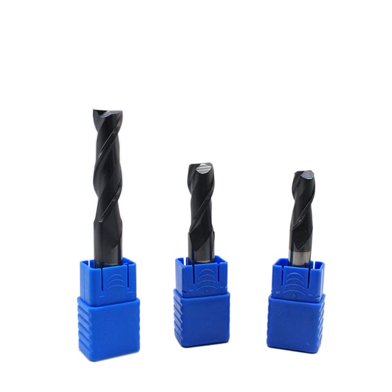 2 Flute HRC50 14mm 16mm 18mm 20mm Tungsten Carbide Flat Square Flat End Milling Cutter Spiral Bit CNC - (Dimensions: D14X45XD14X100L/ Cutting Edge Length: 1PC)