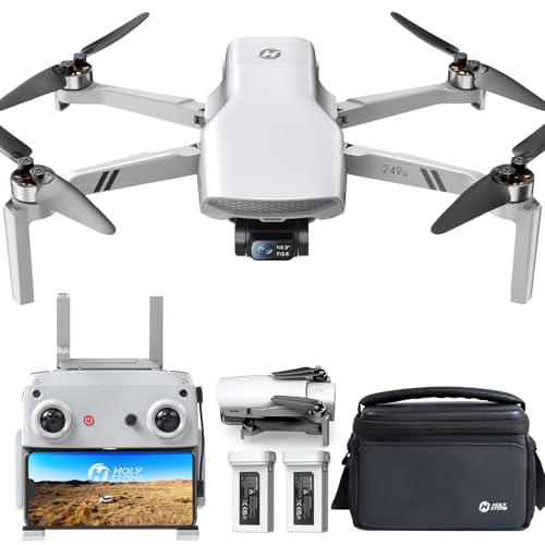 Holy Stone HS900PRO Drones with Camera for Adults 4K, 48MP 8K Photos, 4K/30FPS Video, 3-Axis Gimbal, GPS Auto Return, 10KM 5.8GHz Transmission, 60-mins Fly Time, AI Quick Shots, Under 249g