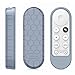 Fintie Protective Case for Chromecast with Google TV HD 2022 / 4K 2020 Voice Remote - CaseBot Lightweight (Anti-Slip) Shockproof Silicone Cover for Chromecast Voice Remote Controller, Cloudy Blue