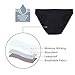EvaWear Period Panties - 2 Pack Hipster for Teen Girls Women/Leakproof Briefs for Heavy Flow Postpartum Menstrual Underwear Various Styles