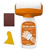 2-in-1-Farbrollerpinsel – Verstellbarer Griff, Sanftes Abrollen, Doppelwalzen-Design, Langlebige Borsten, Multifunktionales Malwerkzeug | Hausrenovierung, Möbelausbesserung, Dekorative Wandmalerei