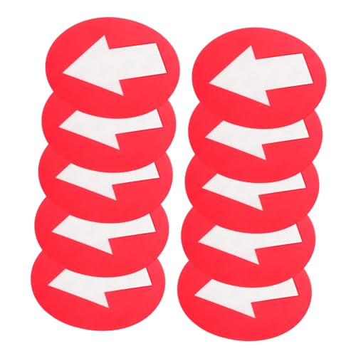 OHPHCALL 10pcs Reflective Trail Markers Directional Arrow Signs for Driveway PVC Outdoor Hunting