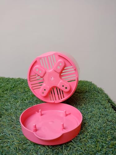Image of Maxx Plast 5 Inch Self Watering Pots | Set of 5 Decorative Plastic Planters for Indoor & Outdoor Plants | Durable, Lightweight & Colorful Flower Pots - Just ₹299 (Pink)