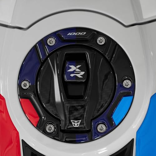 Resin Bike Adhesivos de Moto Compatibles con BMW M 1000 XR - S 1000 XR 2020-2025. Protección del Tapa del Tanque de Choques y Arañazos de Moto. Pegatinas 3D Resinadas Made in Italy