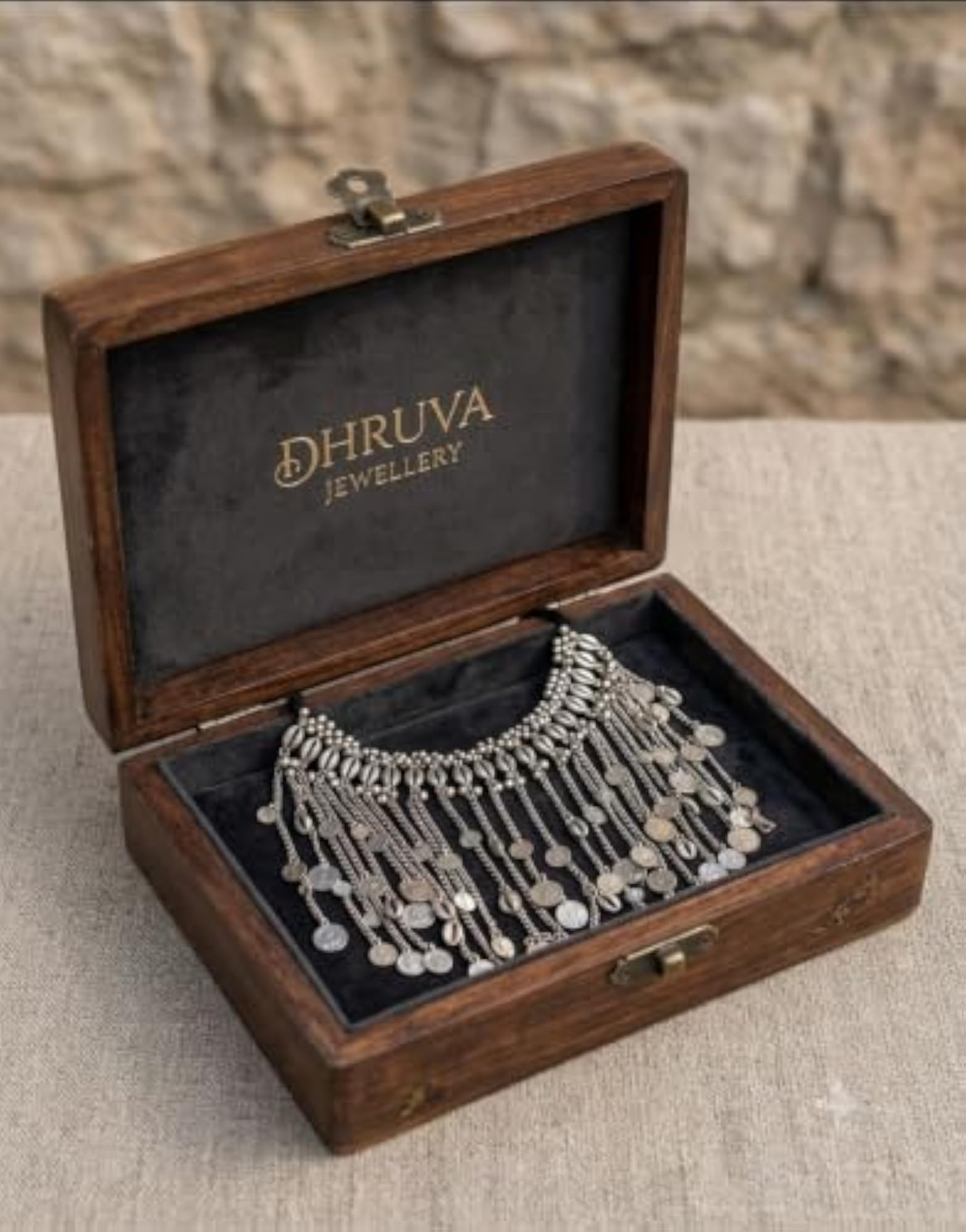 Women's Layered Chain Fringe Coin Charms Necklace, Silver-Tone
