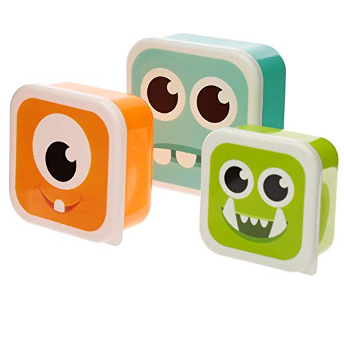 EliteKoopers Set of 3 Plastic Lunch Box For School Collage Office