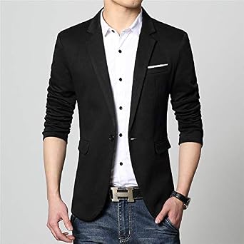 KHBSRDN Blazer Traje de Chaqueta para Hombre Nuevo Traje Informal de  Negocios Pioneros para Hombres Conjunto Boda Formal Diseño Hermoso Traje de  Hombre 4XL Negro: Amazon.es: Ropa