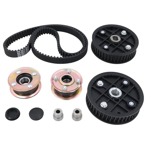 131-4529 125-2532 Mower Idler Pulley with 120-3335 Belt & 121-9100 Sprocket Kit Fit for Toro 30 Deck Mower TimeMaster TurfMaster Walk-Behind Exmark Models Replaces 131-4509 120-1920 120-7042