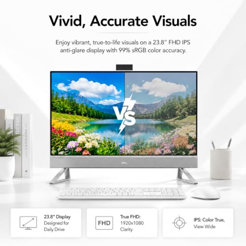 Image of Dell 27 FHD All-in-One Desktop-Intel Core 7 Processor 150U 16GB RAM 1TB SSD