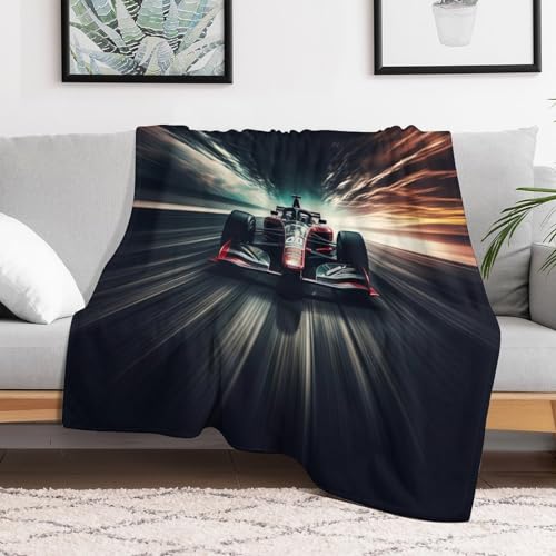 Couverture F1 super douce et respirante, jeté de lit en flanelle 130x150 - 3